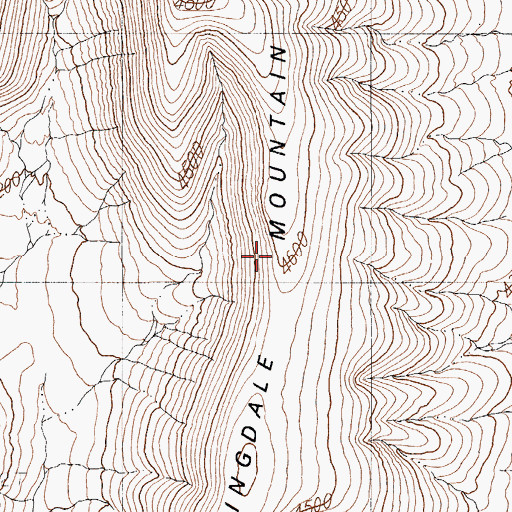 Topographic Map of Springdale Mountain, NV