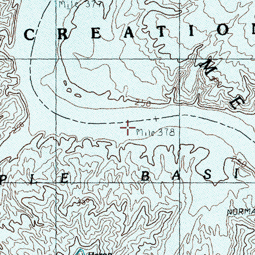 Topographic Map of Temple Basin, NV
