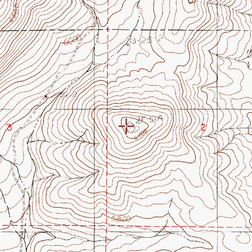 Topographic Map of Black Diablo Mining District, NV