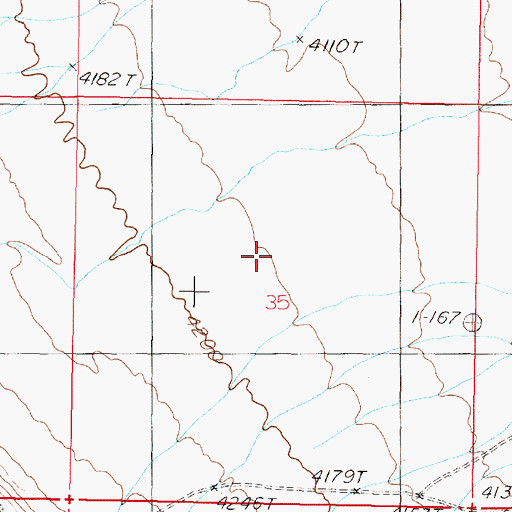 Topographic Map of Gold Butte Mining District, NV