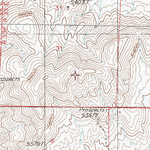 Topographic Map of Sheepherder Mine, NV