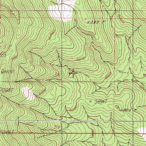 Topographic Map of Mount Tobin Mining District, NV