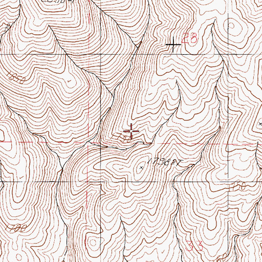 Topographic Map of Mill City Mining District, NV