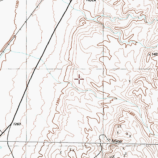 Topographic Map of Sulphur Mining District, NV