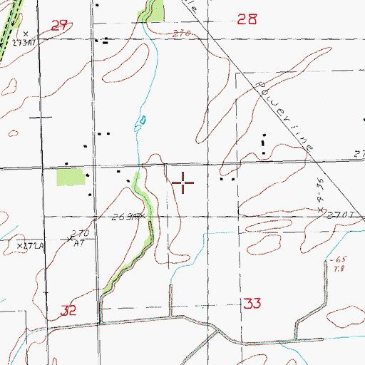 Topographic Map of KTEI-FM (Piggott), AR