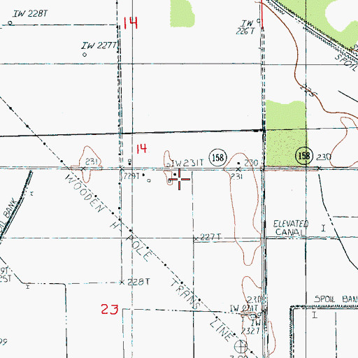 Topographic Map of KWEZ-FM (Trumann), AR