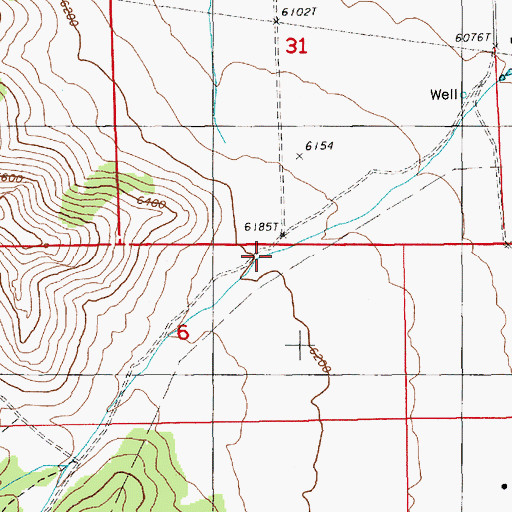 Topographic Map of Big Reilley Canyon, NV