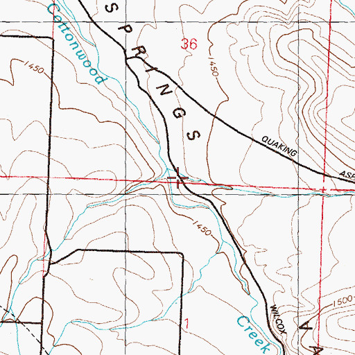 Topographic Map of Home Ranch Canyon, NV