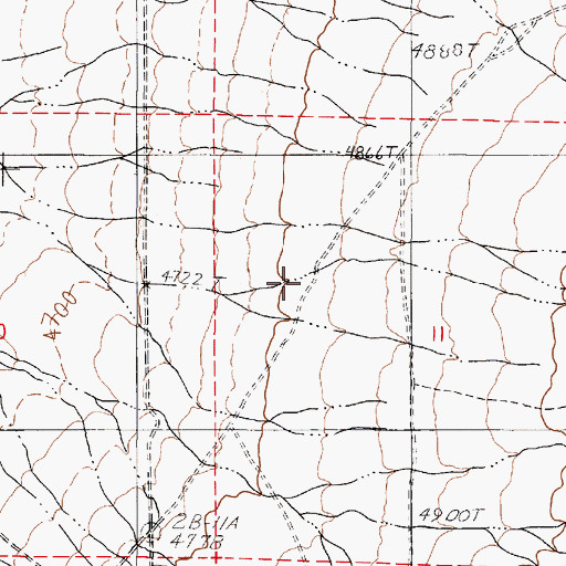 Topographic Map of Orofino Canyon, NV