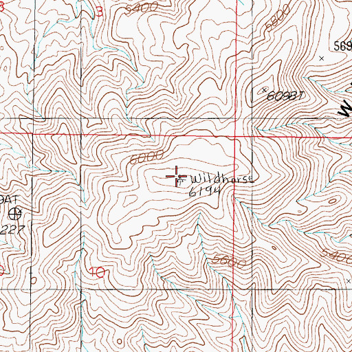 Topographic Map of West Humboldt Range, NV