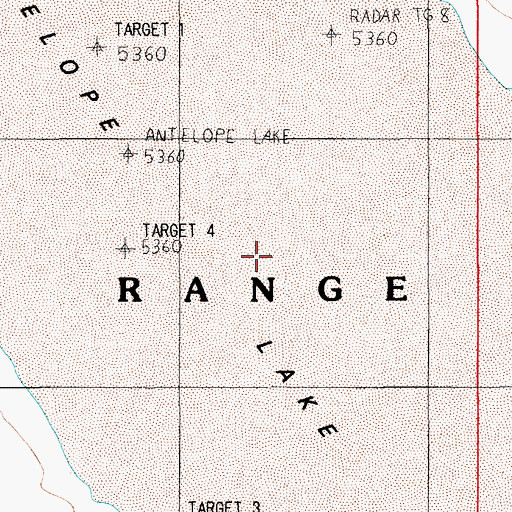 Topographic Map of Antelope Lake, NV