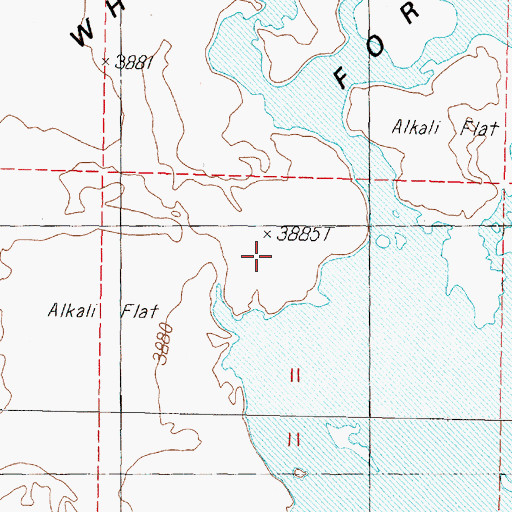 Topographic Map of White Plains, NV