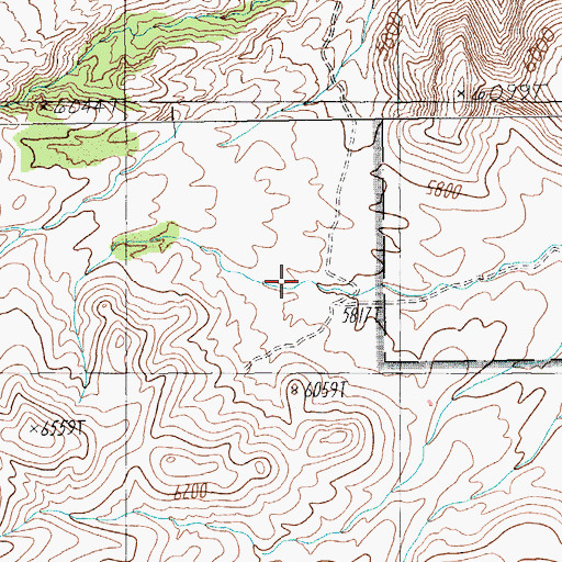 Topographic Map of Sabio Spring, NV