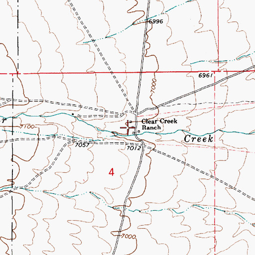 Topographic Map of Antelope (historical), NV