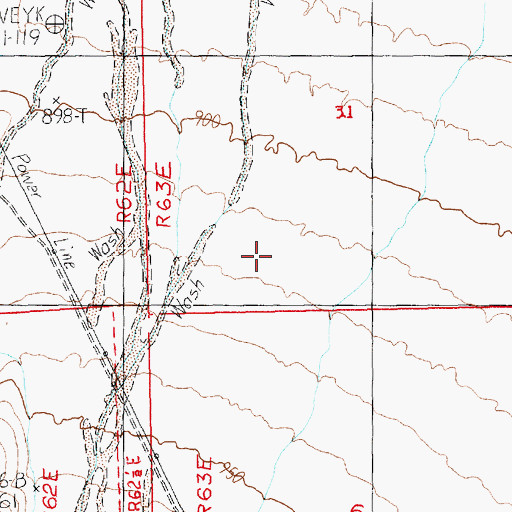 Topographic Map of Highland Range Crucial Bighorn Habitat Area, NV