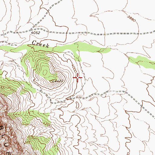 Topographic Map of Red Rock Canyon National Conservation Area, NV
