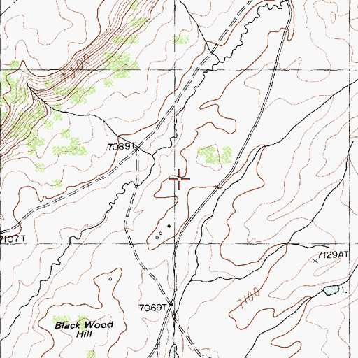 Topographic Map of Ndishchii Naati, AZ