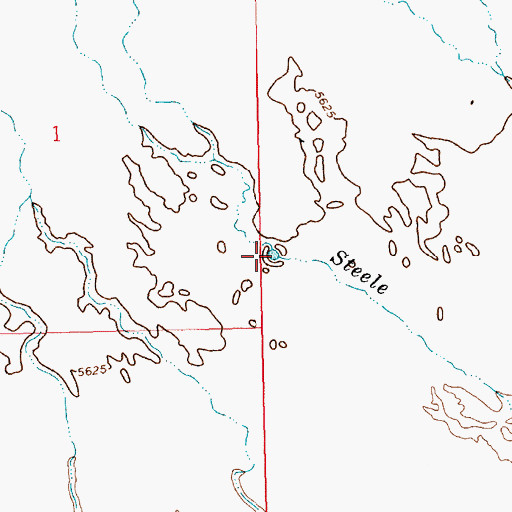 Topographic Map of Tobar Reservoir, NV