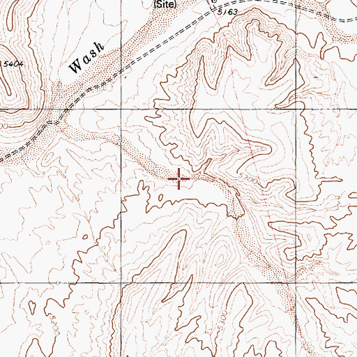 Topographic Map of Antonio Well, NV