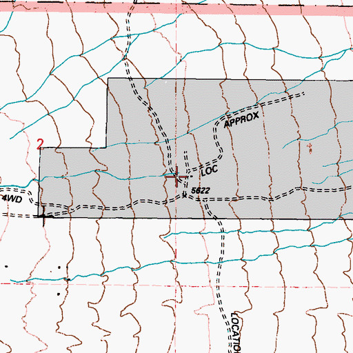 Topographic Map of McNett Ranch, NV