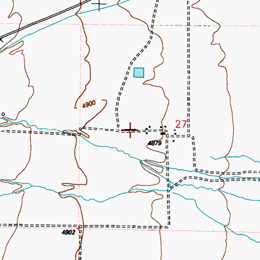 Topographic Map of Chiatovich Ranch, NV