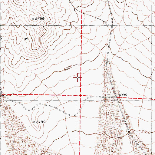 Topographic Map of Fitting Mining District, NV