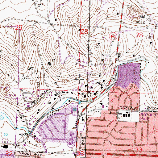 Topographic Map of Arkell Mine, NV
