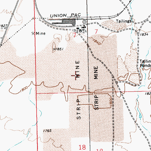 Topographic Map of Schumaker Gypsum Mine, NV