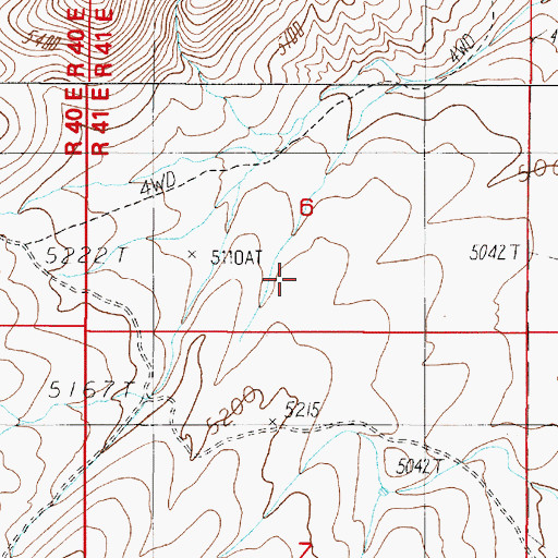 Topographic Map of Poverty Peak Mining District, NV