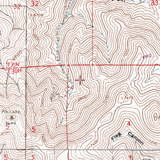 Topographic Map of Tobin and Sonoma Range Mining Area, NV