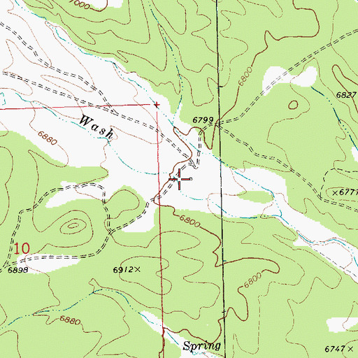 Topographic Map of Haggerty Ranch, NV