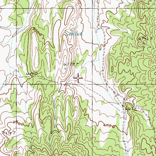 Topographic Map of Pancake Mining District, NV