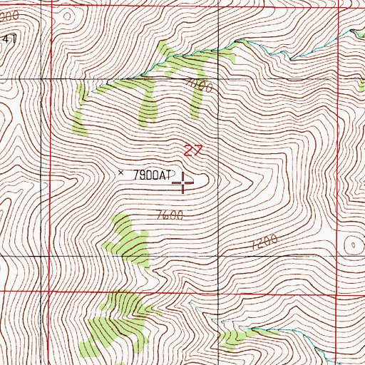 Topographic Map of Shon Mining District, NV