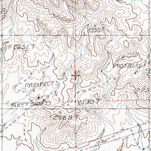Topographic Map of Dike Mining District, NV