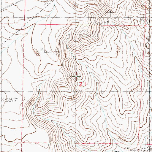 Topographic Map of Churchill Mining District, NV