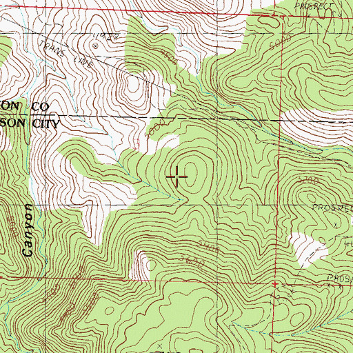 Topographic Map of Eldorado Mining District, NV