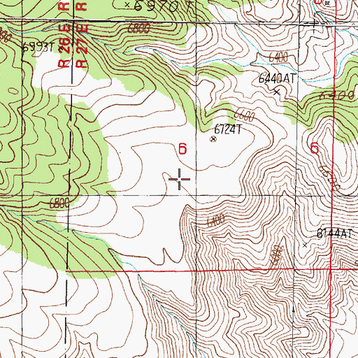 Topographic Map of Washington Mining District, NV