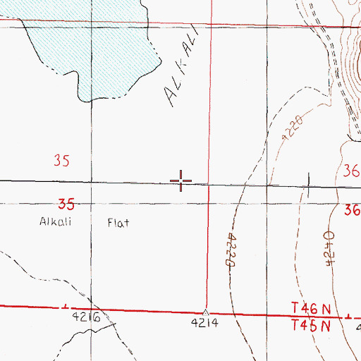 Topographic Map of Warm Springs Mining District, NV