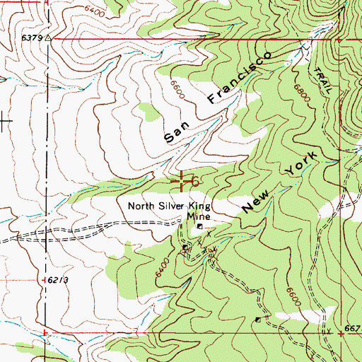 Topographic Map of Kling and Kelly Mine, NV