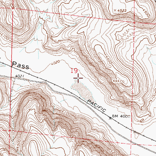 Topographic Map of Flanigan Mining District, NV