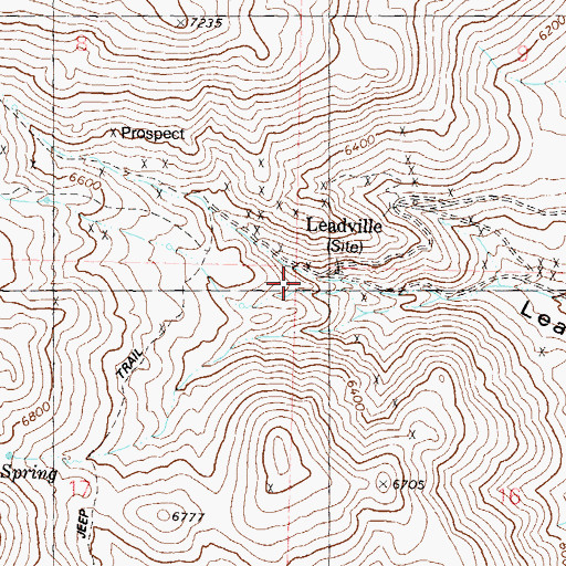 Topographic Map of Tohoqua Mine, NV