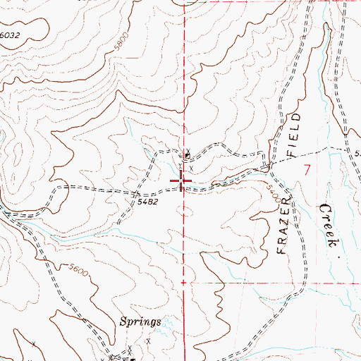 Topographic Map of Eastern Star Mine, NV