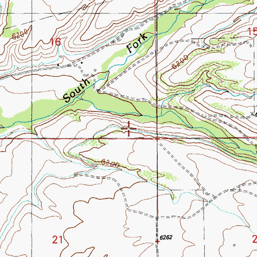 Topographic Map of Lee Mining District, NV
