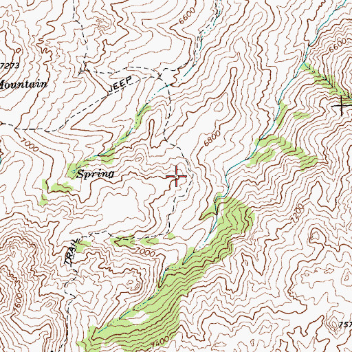 Topographic Map of High Ore Mine, NV