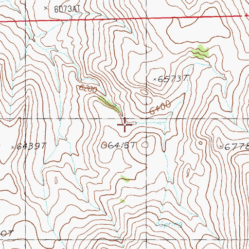 Topographic Map of O'Connel Mine, NV