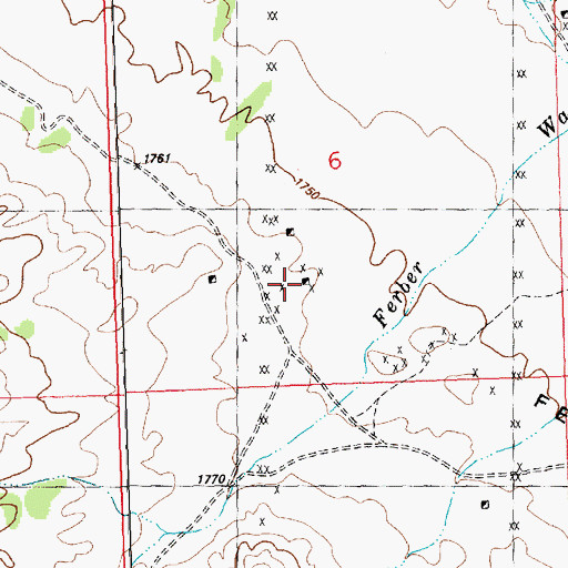Topographic Map of Regent Mine, NV