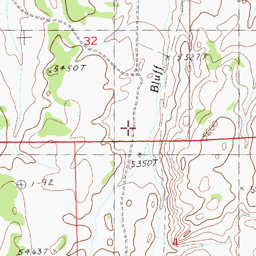 Topographic Map of Judd Well Number 1, NV