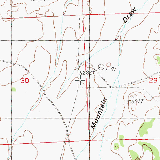 Topographic Map of C P Well Number 2, NV