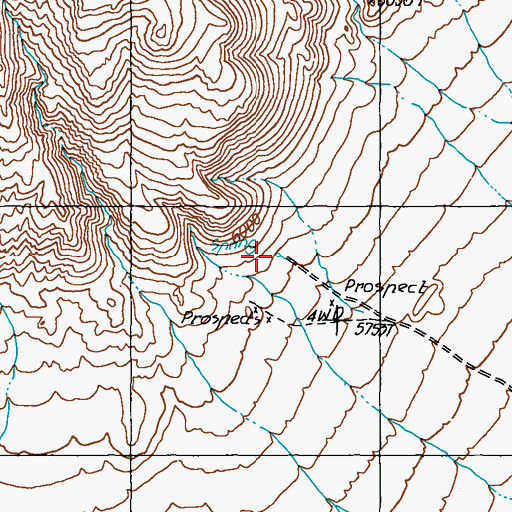 Topographic Map of Red Spring, NV