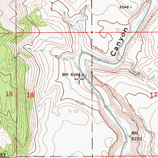 Topographic Map of Pot Hole, NV